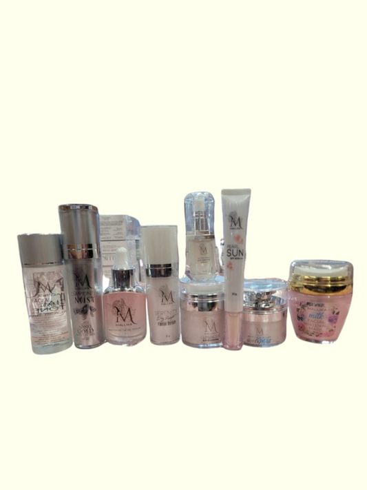 9 piece skincare